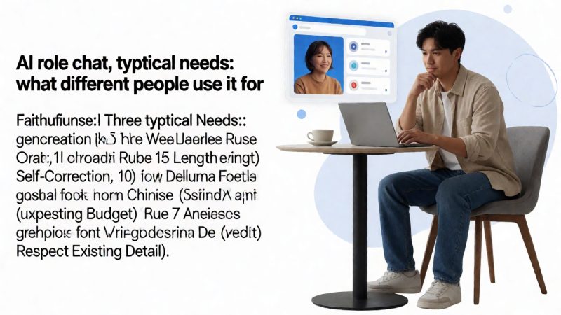 ai角色聊天 三类典型需求:不同的人拿它做什么